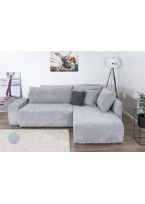 Collection AB Ecksofa »Poppy, L-Form, Breite 227 cm mit Schlaffunktion«, Größe B/H/T: 227 cm x 41 cm x 169 cm