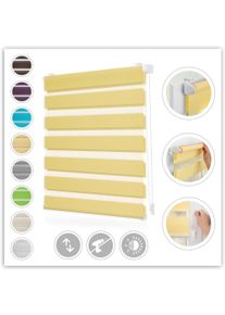 LICHTBLICK Original Doppelrollo »Duo Rollo Klemmfix« Lichtschutz ohne Bohren freihängend Seitenzugrollo, Montage mit beiliegendem, verstellbarem...