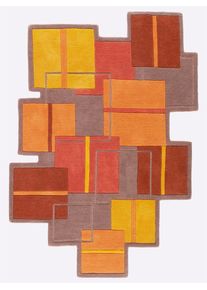 HEINE HOME Teppich mehreckig 12 mm Höhe in orange