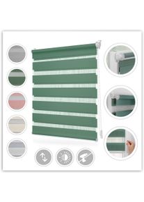 LICHTBLICK Original Doppelrollo »Duo-Rollo Klemmfix, ohne Bohren, blickdicht« Lichtschutz Sichtschutz ohne Bohren freihängend einfache Montage des...