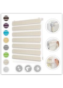 LICHTBLICK Original Doppelrollo »Duo Rollo Klemmfix« Lichtschutz ohne Bohren freihängend Seitenzugrollo, Montage mit beiliegendem, verstellbarem...