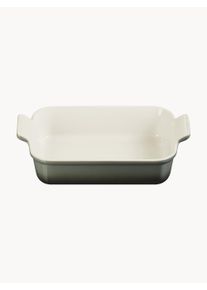 Le Creuset Rektangulär Ugnsform Tradition Grön, Vit Stengods B 33 x H 9 cm