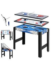 Spieletisch, Billard, Tischtennis, Hockey, Basketball, Bogenschießen , Blau , Holzwerkstoff , Spielzeug, Sonstiges Spielzeug