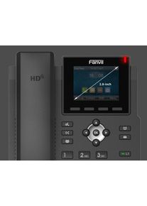 Grandstream Fanvil X3SG SIP telefón, 2,8" bar.disp., 4SIP, dual Gbit, PoE