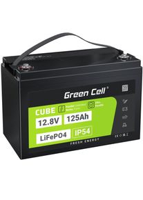 Green Cell CUBE LiFePO4 125Ah 12,8V 1600Wh lítium-železofosfátová batéria pre karavan, solárny, off-grid systém, loď