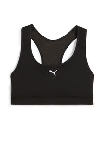 Puma, Damer, Sports-BH '4Keeps', Sort / Hvid, Størrelse XL
