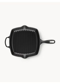 Le Creuset Grelhador quadrado de ferro fundido com estrutura de grelha Signature Collection Preto Metal L 44 x Alt 5 cm