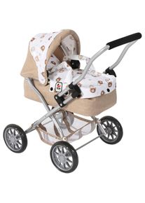 Bayer Chic 2000 CHIC2000 , Puppenwagen »Smarty, Mini-Kuschelwagen« mit herausnehmbarer Tragetasche , Bärchen