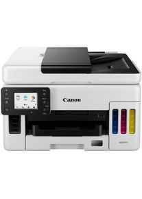 Canon , Tintenstrahldrucker »MAXIFY GX6050« 3in1 Tintenstrahl-Multifunktionsgerät mit ADF + niedrigen Druckkosten , weiß , 24/ 15,5 ISO-Seiten pro...