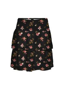 Véro Moda Vero Moda , Minirock »VMSMILLA HW SMOCK SHORT SKIRT WVN GA« , Black AOP:Lill , XL (42) , XL (42) , Minirock von Vero Moda
