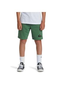 Quiksilver , Jungen,Jugendliche , Sweatshorts »Easy Day« , Frosty Spruce , 12 , 12 , Stoff: Mischgewebe aus Baumwolle und Polyester