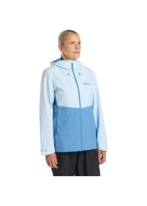 Jack Wolfskin, Damen, Outdoorjacke &raquo;WEILTAL 2L JKT W&laquo; mit Kapuze, ice-blue, M (38/40), ice-blue, Wetterschutzjacke