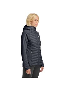 Jack Wolfskin, Damen, Hybridjacke &raquo;ROUTEBURN PRO HYBRID W&laquo; mit Kapuze, graphite-coolgrey, S (36), graphite-coolgrey, Warme PRIMALOFT-F&uuml;llung