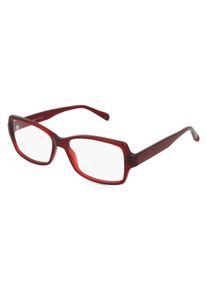 Fielmann BD 543 CL RITA Brille Damen | Fassung: Vollrand, Quadratisch, Rot Transparent