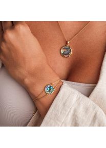 Holzkern Bracelets Women Gold and Abalone