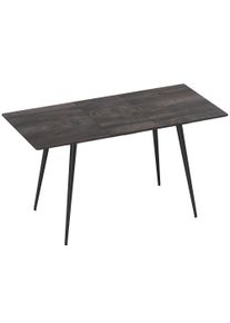 HOMCOM Extendable dining table, expandable table for 6-8 people, kitchen table with sturdy steel legs | Aosom Ireland