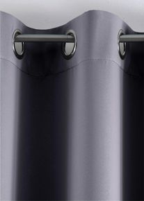 bonprix Zasłona zaciemniająca, w wielu wymiarach (1 szt.), szary, Wys./szer. 145/130 cm