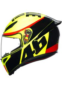 AGV K1 S Grazie Vale, full face helmet , color: Black/Neon-Yellow/Red , size: S