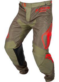 Klim XC Lite S24, pantaloni in tessuto , colore: Verde Scuro/Nero/Rosso , dimensione: 32