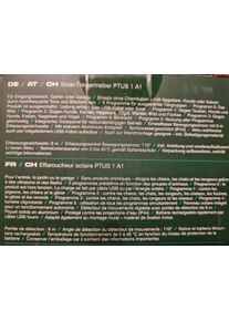 Parkside PTUS 1 A1 Ultraschall Schädlingsschutz Grün Solar Tiervertreiber Garten