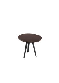 Stones Henry - Tavolo fisso (DIAM. 130 cm) in impiallacciato nero