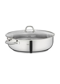Fissler - Inducción - Asador de acero inoxidable con tapa de cristal 38 cm