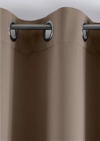 M&oslash;rkleggingsgardin kommer i mange st&oslash;rrelser (1-pack), brun, st&oslash;rrelse 145x130 cm, bonprix