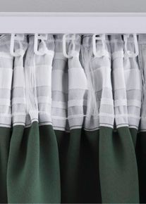 M&oslash;rkleggingsgardin kommer i mange st&oslash;rrelser (1-pack), gr&oslash;nn, st&oslash;rrelse 145x130 cm, bonprix