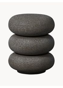 Woood Side Table Laurel Grey Concrete Ø 40 x H 50 cm