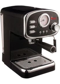 Sirge CREMILDA Máquina de café expresso para pó e cápsulas ESE, 15 bar [bomba made in Italy], 1100 W, preto