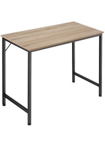 TecTake Scrivania Jenkins - Industriale legno chiaro, rovere Sonoma, 80 cm - 404458