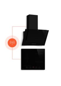 Klarstein HaloSync indukci&oacute;s főzőlap p&aacute;raelsz&iacute;v&oacute;val | 4 főzőz&oacute;na | 8400 W | 632 m&sup3;/h | 60 cm