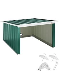 Gardebruk Robotmaaier Garage Groen Metaal 89x90x54cm