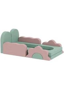 Aiyaplay Schaumstoff Bausteine Kinder 12 Stück Klettern Softbausteine mit Bällebad Grün , Textil , 75x75 cm , unisex , Freizeit & Co, Gartenspielzeug