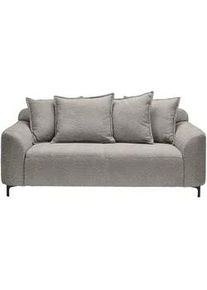 Carryhome 2,5-Sitzer , Grau , Textil , Füllung: Schaumstoff , 200x84x99 cm , Typenauswahl, Hocker erhältlich, Rücken echt , Wohnzimmer, Sofas & Couches, Sofas, Textilsofas