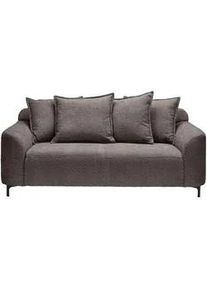 Carryhome 2,5-Sitzer , Anthrazit , Textil , Füllung: Schaumstoff , 200x84x99 cm , Typenauswahl, Hocker erhältlich, Rücken echt , Wohnzimmer, Sofas & Couches, Sofas, Textilsofas