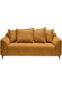 Carryhome 2,5-Sitzer , Goldfarben , Textil , Füllung: Schaumstoff , 200x84x99 cm , Typenauswahl, Hocker erhältlich, Rücken echt , Wohnzimmer, Sofas & Couches, Sofas, Textilsofas