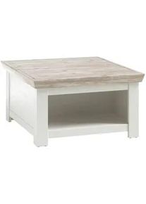 Mid.you Couchtisch , Pinienfarben, Hellbraun , Holzwerkstoff , quadratisch , 86x48x86 cm , offenes Fach , Wohnzimmer, Wohnzimmertische, Couchtische, Couchtische eckig