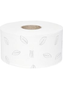 Tork Papel higiénico Jumbo Mini Advanced, 2 capas, blanco
