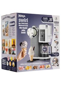 Ninja Eismaschine Swirl for CREAMi 13-in-1 Soft Serve & Ice Cream Maker NC701EU