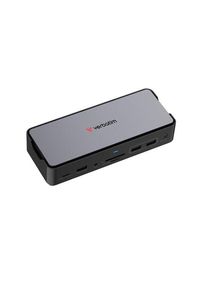 Verbatim Pro - docking station - USB-C - 2 x HDMI DP - 1GbE - SSD 256 GB