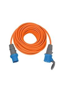 Fa.Brennenstuhl Brennenstuhl Alargador de 10 metros con clavija y tapa protectora(3680W 16A 2P+T) CETAC CEE color naranja y azul