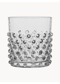 ANNA VON LIPA Vasos soplados Hobnail, set de 2 Transparente Vidrio Ø 7 x Al 8 cm, 150 ml