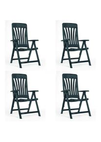 Resol garbar BLANES Set 4 Silla Con Brazos Multiposiciones Exterior Antracita