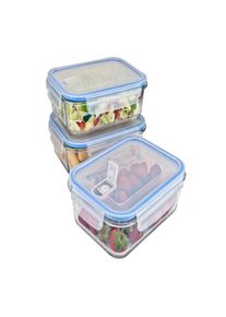 INALSA Fiambrera rectangular cristal 1520cc