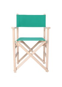 Aranaz Sillón director sin barniz lona verde