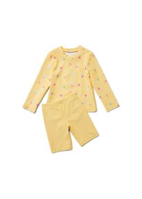 Tchibo - Kinder-Kombi mit UV-Schutzfaktor 80 - Baby - Gr. 74/80 - gelb/print