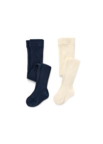 Tchibo - 2 Kinder-Strumpfhosen - Unisex - Gr. 110/116 - dunkelblau