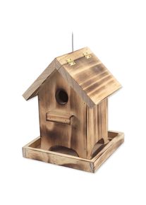 B&uacute;dka Bird Jewel Rustic dreven&aacute; 18x18x23,5cm