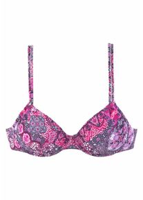 Buffalo, Damer, Bikinioverdel, Aubergine / Pink, St&oslash;rrelse 75